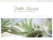 Tablet Screenshot of jutta-nowak.de